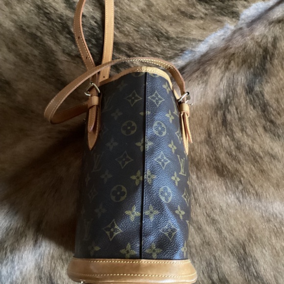 Authentic Vintage Petit Bucket Bag PM Monogram Louis Vuitton - Picture 5 of 14